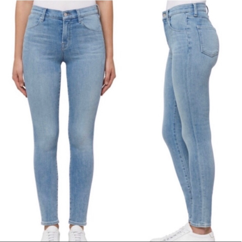 J BRAND Maria High Rise Super Skinny Stretch Jeans - Picture 2 of 11